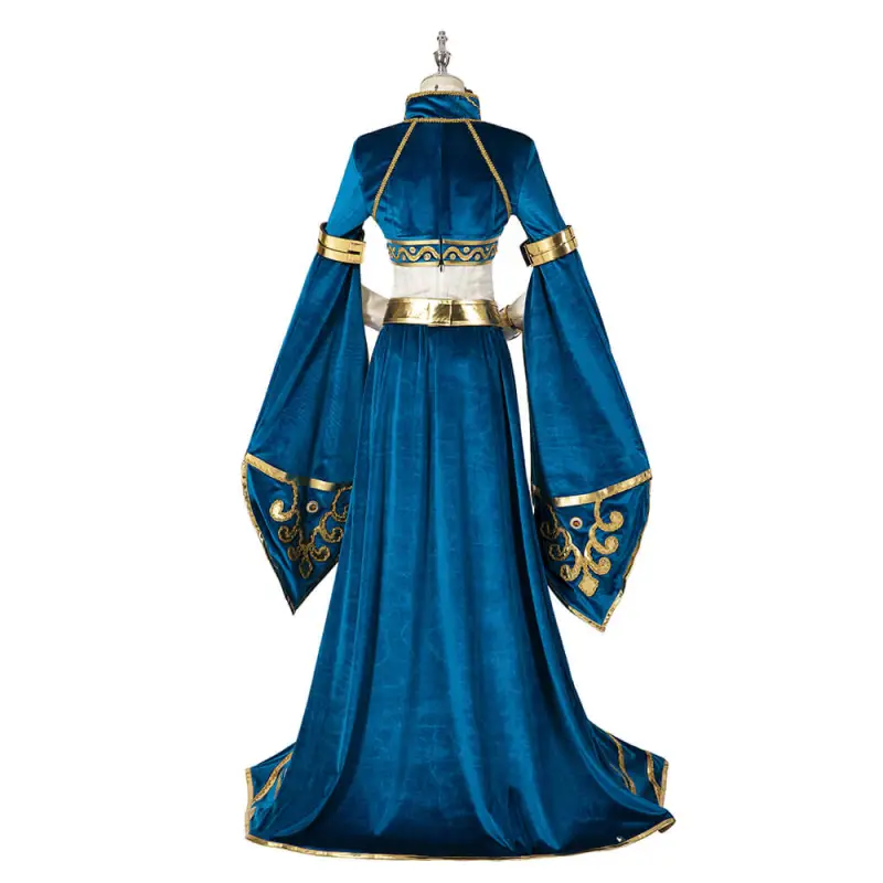 Princess Zelda Dress The Legend of Zelda Breath of the Wild Cosplay Costume Takerlama