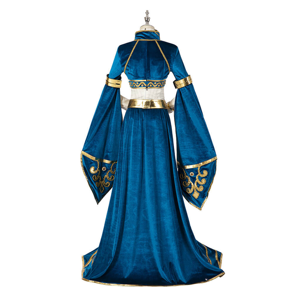 Princess Zelda Dress The Legend of Zelda Breath of the Wild Cosplay Costume Takerlama