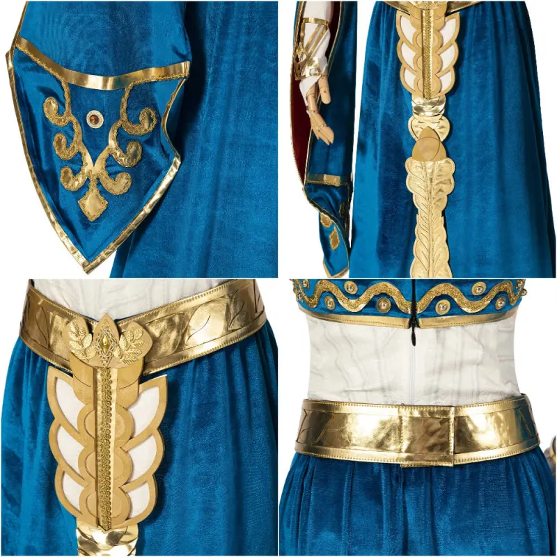 Princess Zelda Dress The Legend of Zelda Breath of the Wild Cosplay Costume Takerlama