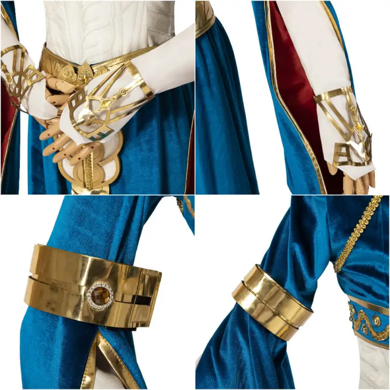 Princess Zelda Dress The Legend of Zelda Breath of the Wild Cosplay Costume Takerlama