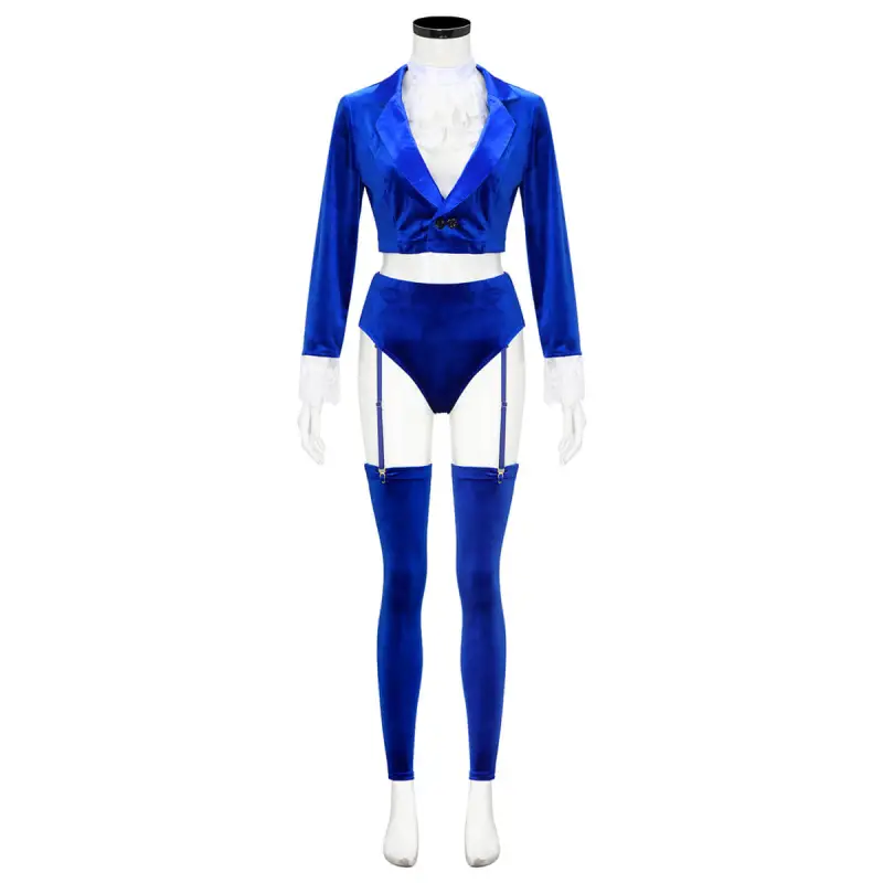 Austin Powers Blue Costume For Women International Man of Mystery Takerlama