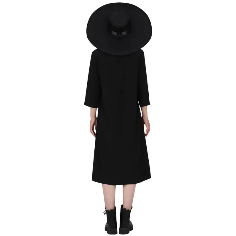 Beetlejuice Lydia Deetz Black Cosplay Costume Fancy Dress With Hat Takerlama