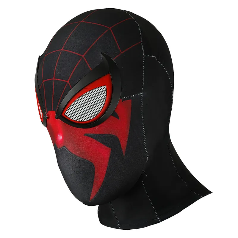 Takerlama Spider-Man 2 PS5 Shadow-Spider Suit Game Superhero Miles Morales Cosplay Costume For Men Kids