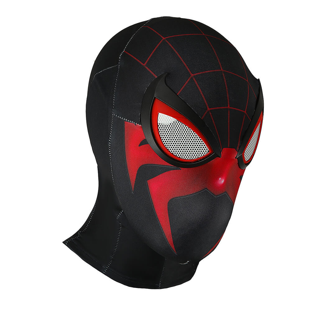 Takerlama Spider-Man 2 PS5 Shadow-Spider Suit Game Superhero Miles Morales Cosplay Costume For Men Kids