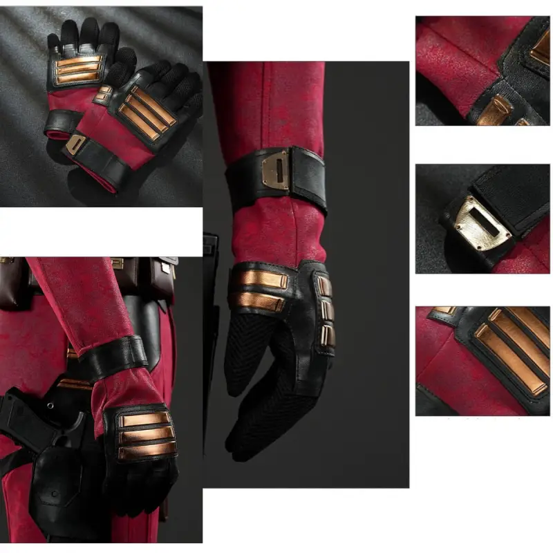 Deadpool 3 Wade Wilson Cosplay Costume Deadpool & Wolverine Halloween Party Apparel Takerlama