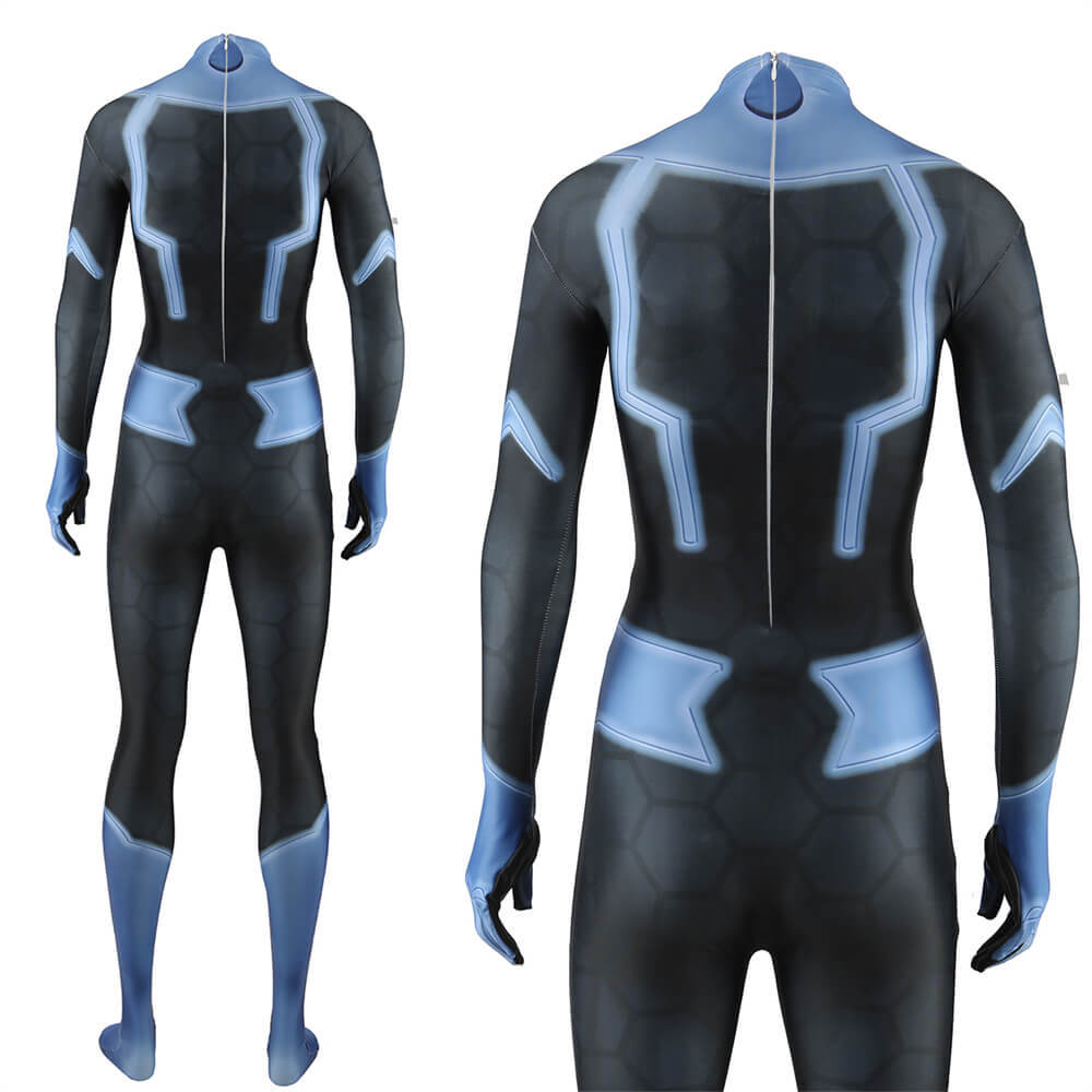 Fantastic Four Invisible Woman Cosplay Costume Superhero Jumpsuit for Adult KIds Takerlama