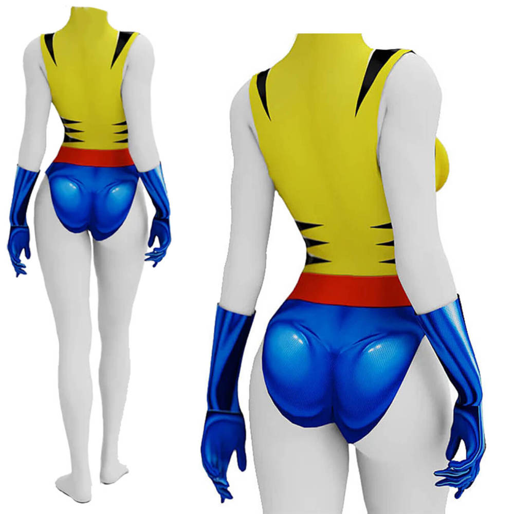 X-Men '97 Wolverine Monikini One Piece Summer Swimsuit Women Kids Teenager Takerlama