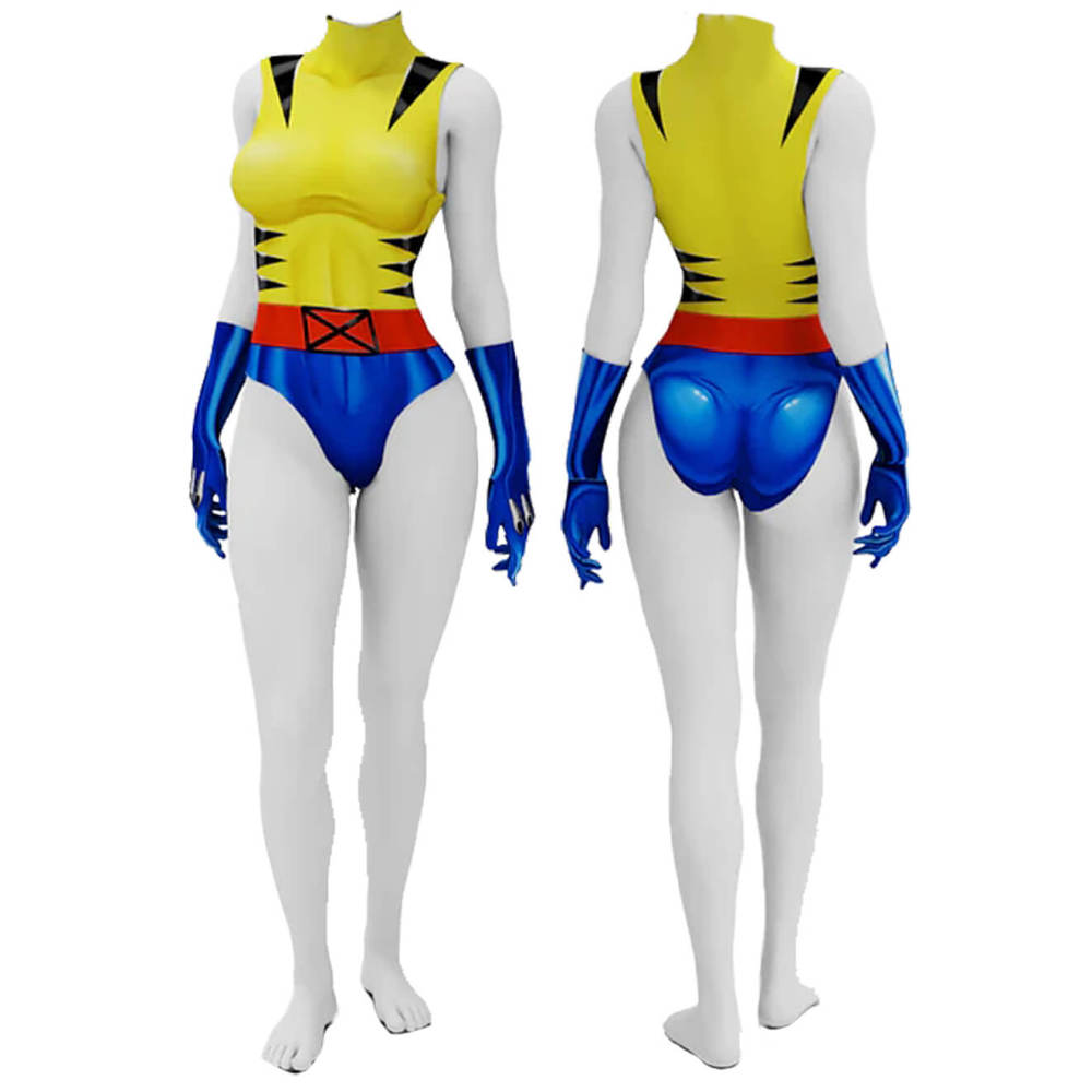 X-Men '97 Wolverine Monikini One Piece Summer Swimsuit Women Kids Teenager Takerlama
