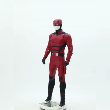 Daredevil: Born Again Matt Murdock Cosplay Costume Superhero Jumpsuit Mask Props Takerlama