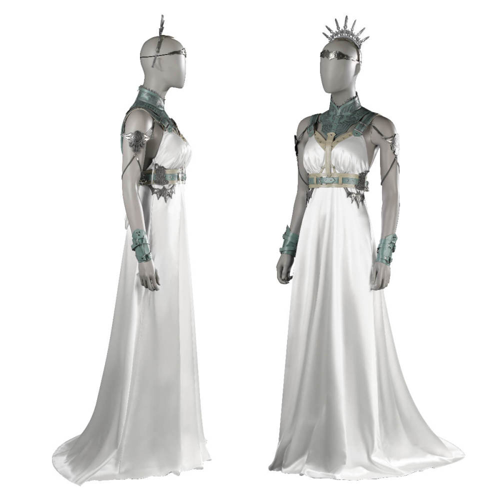 FF7 Rebirth Aerith Cosplay Costume Gold Saucer Dance Fancy Dress Final Fantasy VII Rebirth Takerlama