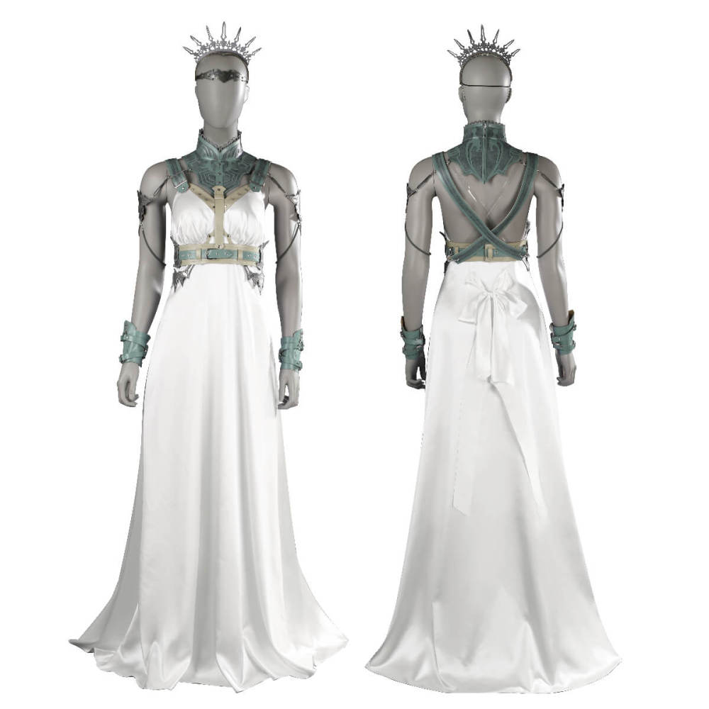 FF7 Rebirth Aerith Cosplay Costume Gold Saucer Dance Fancy Dress Final Fantasy VII Rebirth Takerlama