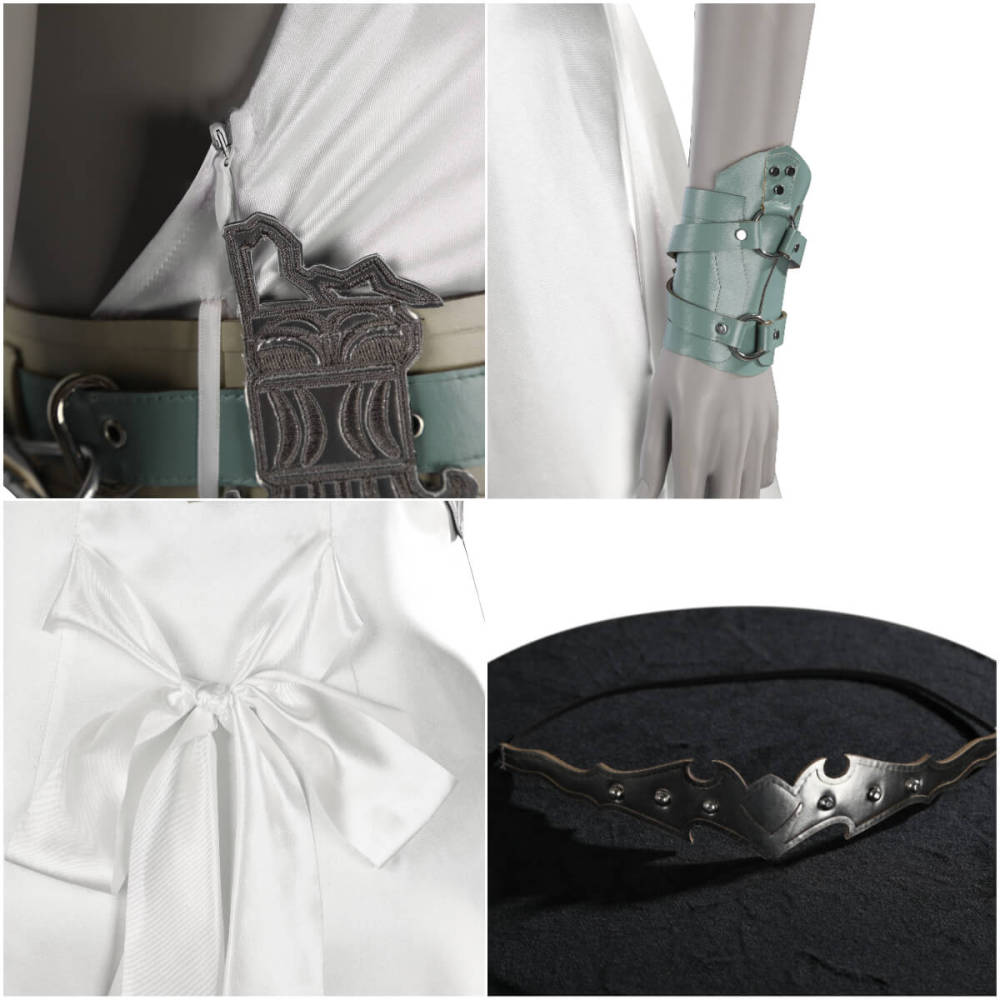 FF7 Rebirth Aerith Cosplay Costume Gold Saucer Dance Fancy Dress Final Fantasy VII Rebirth Takerlama
