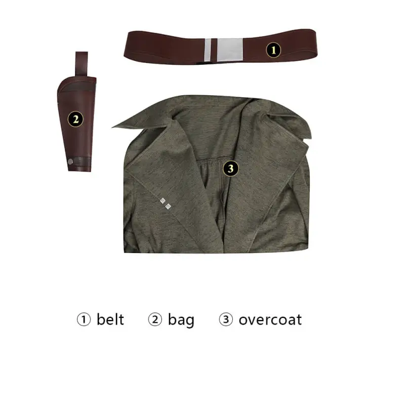 Game Star Wars Outlaws ND-5 Halloween Cosplay Costume Long Trench Coat Takerlama