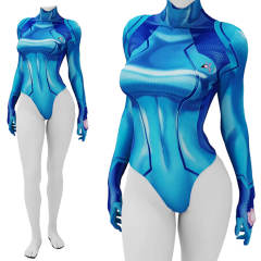 Metroid Dread Samus Aran Cosplay Costumes Monokini One Piece Swimwear Women Kids Takerlama