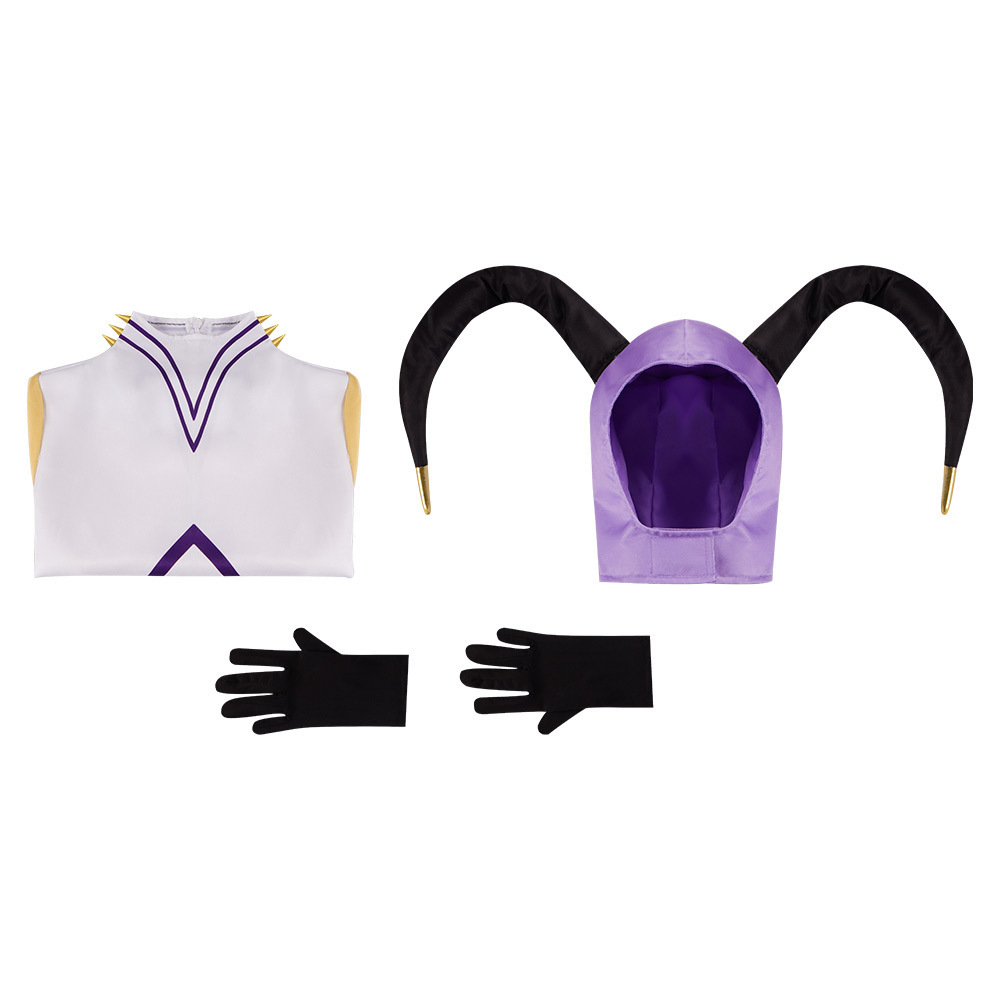 Hazbin Hotel Adam Cosplay Costume Extermination Attire Halloween Fancy Dress Men Takerlama