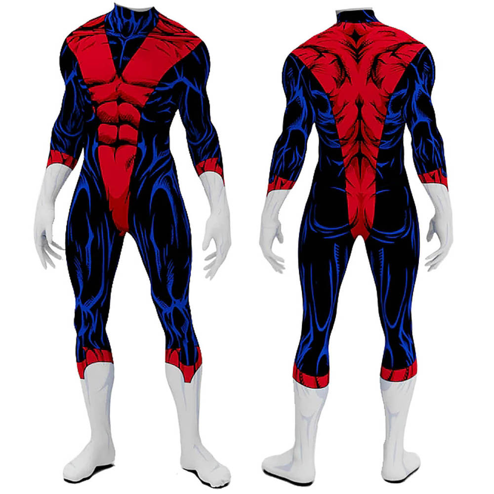 X-Men 97 Nightcrawler Cosplay Costume Marvel Comic Superhero Jumpsuit for Adults Kids Takerlama