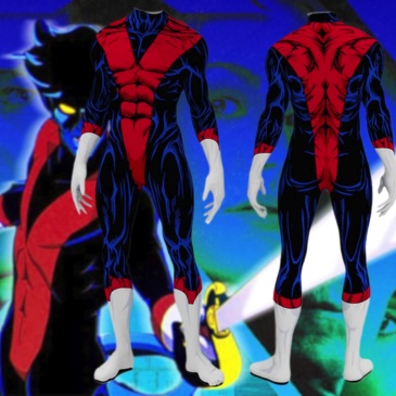 X-Men 97 Nightcrawler Cosplay Costume Marvel Comic Superhero Jumpsuit for Adults Kids Takerlama
