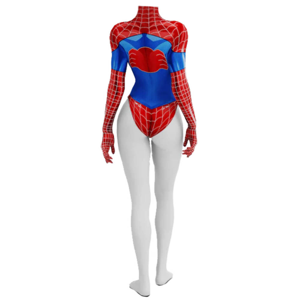 Spider-Woman Mary Jane Cosplay Monokini MJ Swimwear One Piece Swimsuit Jumpsuit Costume Takerlama