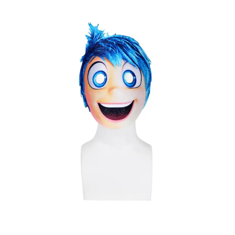 Inside Out 2 Joy Cosplay Costume Movie Summer Dress Mask  Takerlama