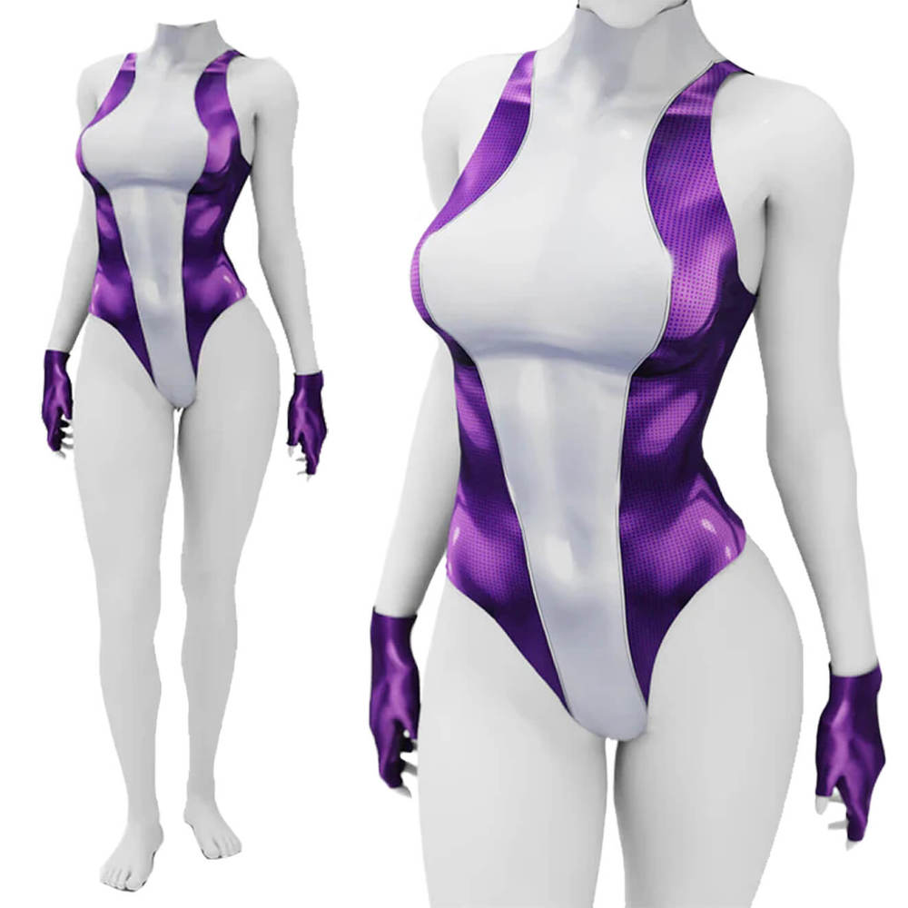 She-Hulk Cosplay Monokini Swimwear Women's Summer Swimsuit Jumpsuit Costume Takerlama