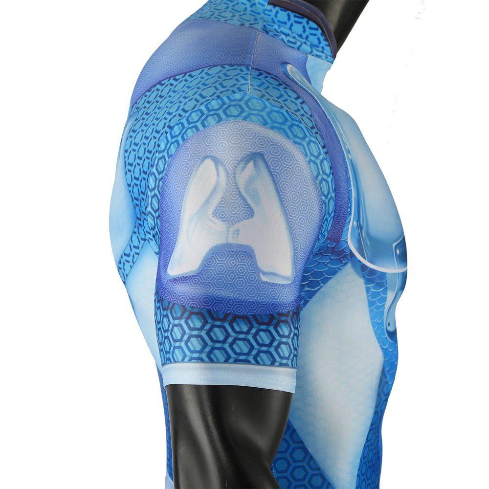 The Boys A-Train Cosplay Costume Jumpsuit with Gloves for Adults Kids Takerlama