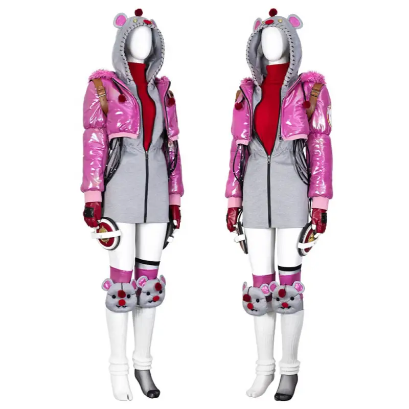 Wattson Kupo Power Suit Apex Legends Final Fantasy Cosplay Costume Takerlama