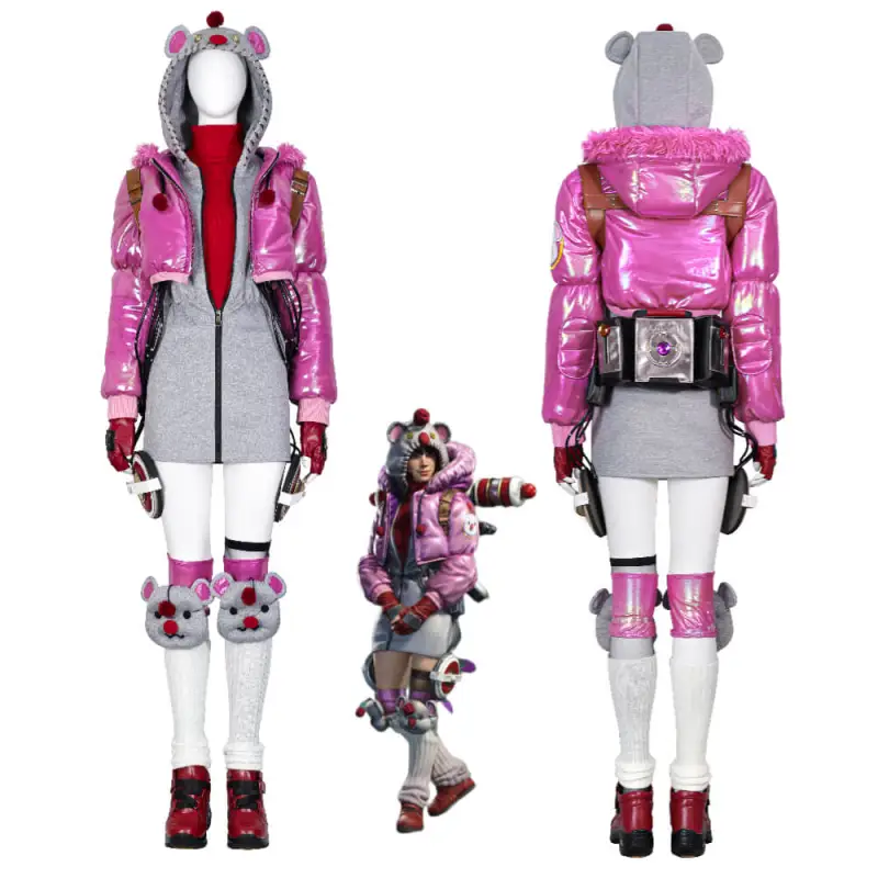 Wattson Kupo Power Suit Apex Legends Final Fantasy Cosplay Costume Takerlama