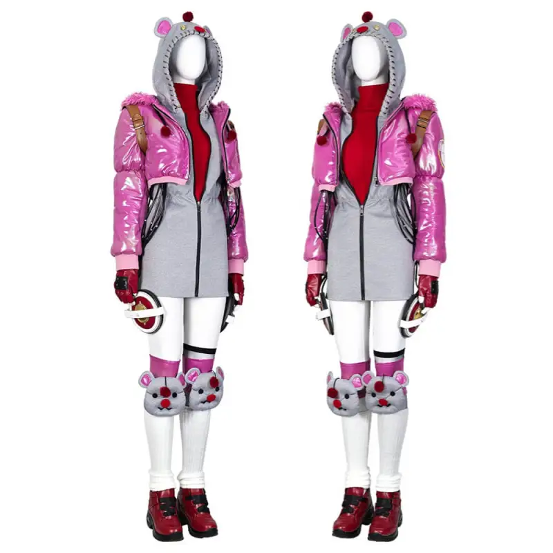 Wattson Kupo Power Suit Apex Legends Final Fantasy Cosplay Costume Takerlama