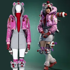 Wattson Kupo Power Suit Apex Legends Final Fantasy Game Halloween Cosplay Costume Takerlama