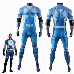The Boys A-Train Cosplay Costume Jumpsuit with Gloves for Adults Kids Takerlama