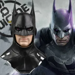 Batman Mask Suicide Squad Kill the Justice League Cosplay Props Latex Takerlama
