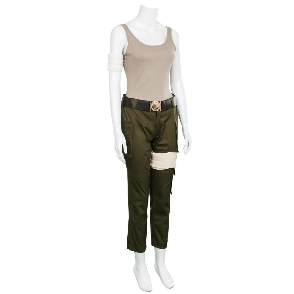 Tomb Raider Lara Croft Cosplay Costume Women Halloween Party Fancy Dress Takerlama