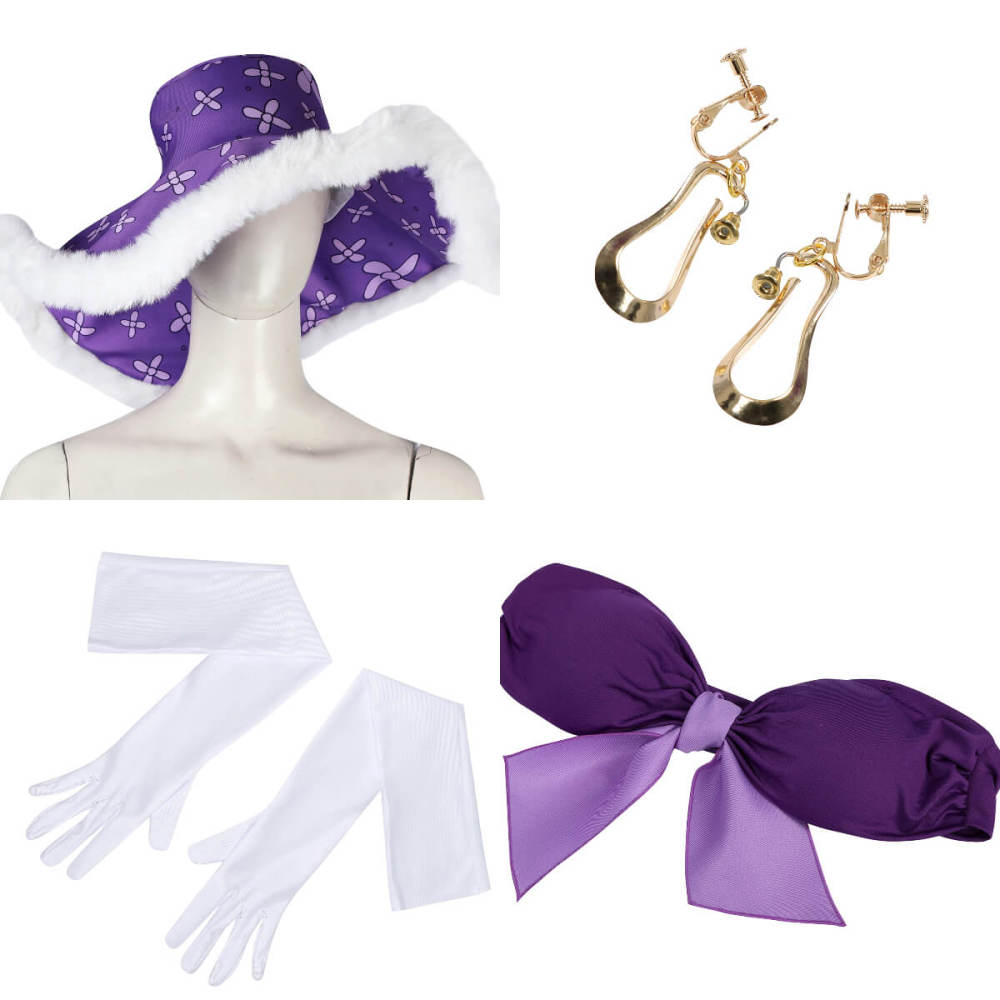 One Piece Nico Robin 15th Anniversary Cosplay Costume Purple Anime Women Fancy Dress Takerlama