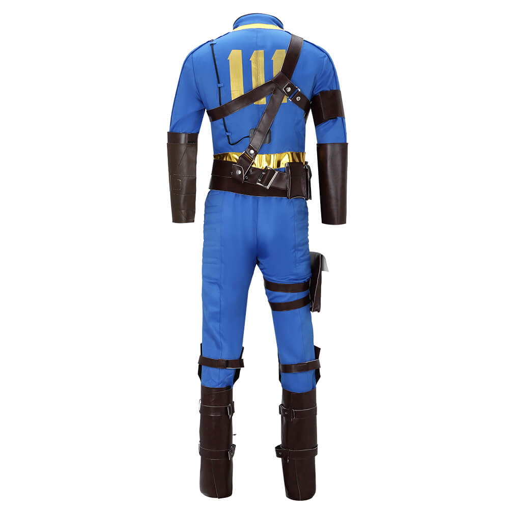 Fallout 4 Vault 111 Suit Sole Survivor Cosplay Costume for Men Takerlama