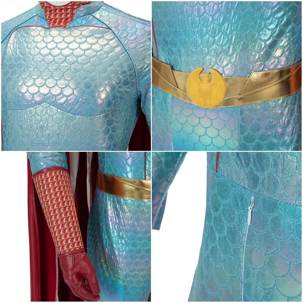 The Boys Season 4 The Homelander Cosplay Costume Ice-Skating Edition Takerlama