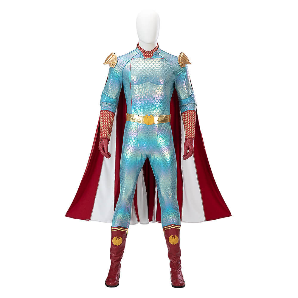 The Boys Season 4 The Homelander Cosplay Costume Ice-Skating Edition Takerlama