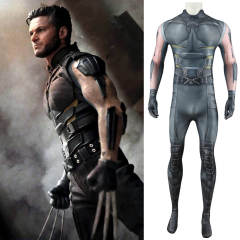 X-Men Wolverine Halloween Cosplay Costume Superhero 3D Printed Jumpsuit Takerlama