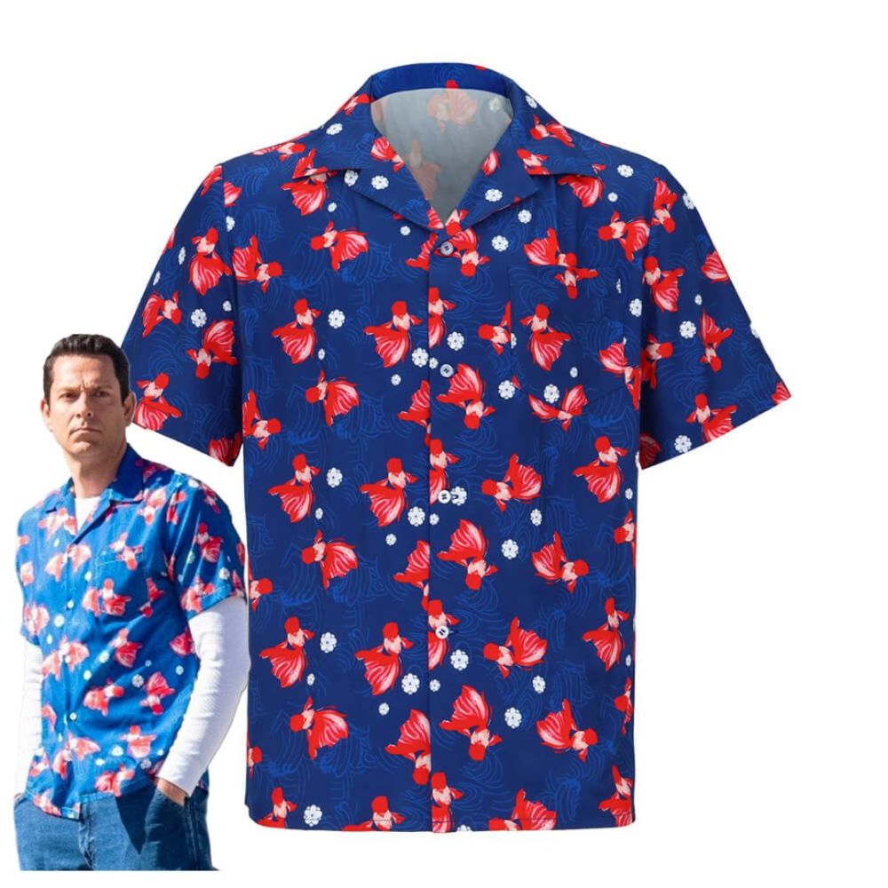 Harold and the Purple Crayon Cosplay 2024 Zachary Levi Harold Button-Up T-Shirt Costume Takerlama
