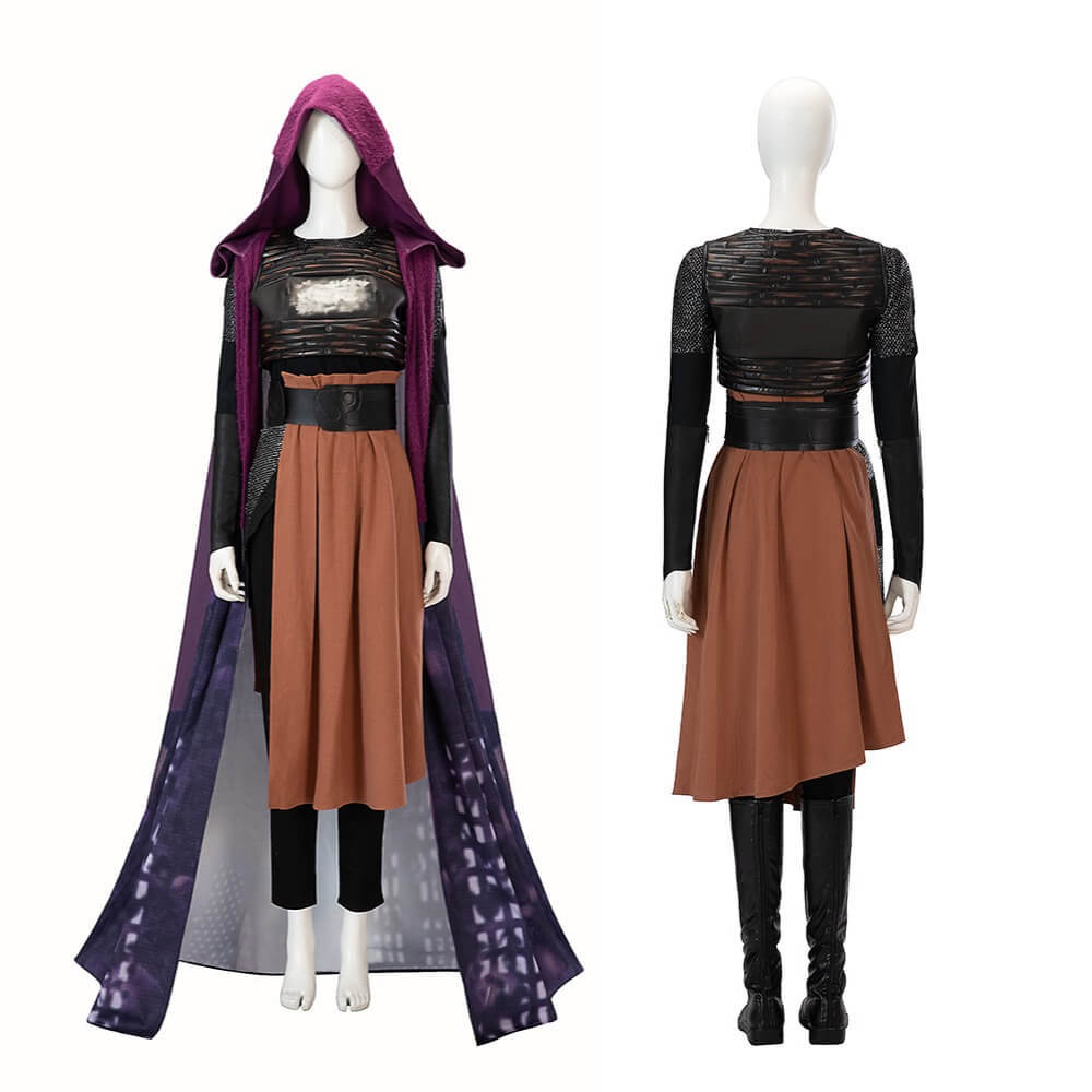 TV Star Wars: The Acolyte Mae Cosplay Costume Halloween Party Outfits Takerlama