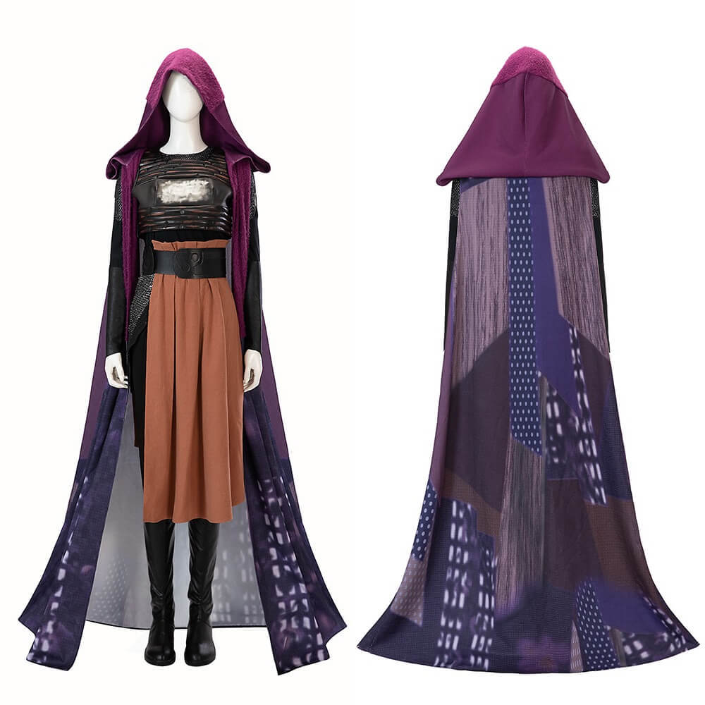TV Star Wars: The Acolyte Mae Cosplay Costume Halloween Party Outfits Takerlama
