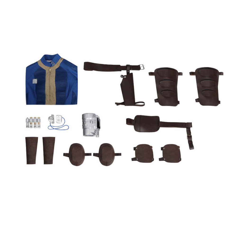 Fallout Cosplay Vault 33 Jumpsuit for Men TV Series Halloween Theme Party Costume Takerlama
