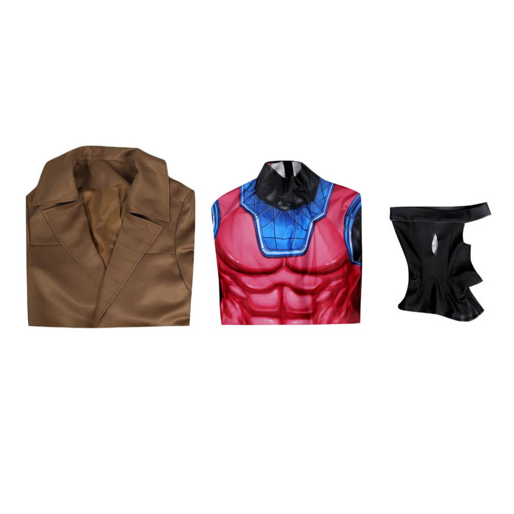 X-Men 97 Gambit Suit Remy Etienne Lebeau Halloween Cosplay Costume Takerlama