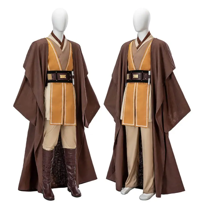 Jedi Knight Yord Fandar Cosplay Costume Star Wars The Acolyte Brown Suit Outfits Takerlama