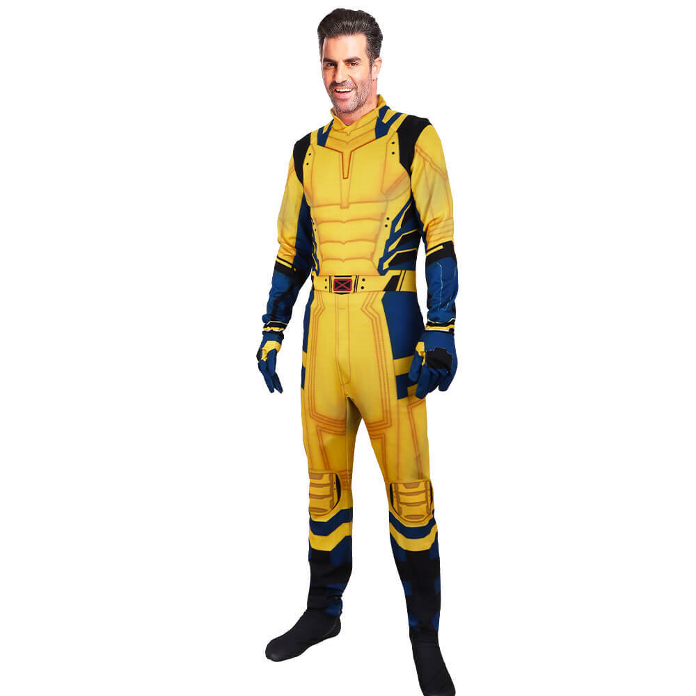 Deadpool 3 Wolverine Cosplay Costume Movie Deadpool & Wolverine 3D Printed Jumpsuit Takerlama
