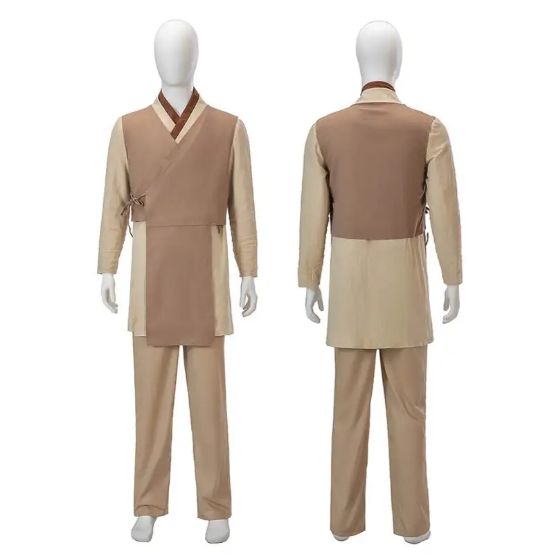 Jedi Knight Yord Fandar Cosplay Costume Star Wars The Acolyte Brown Suit Outfits Takerlama