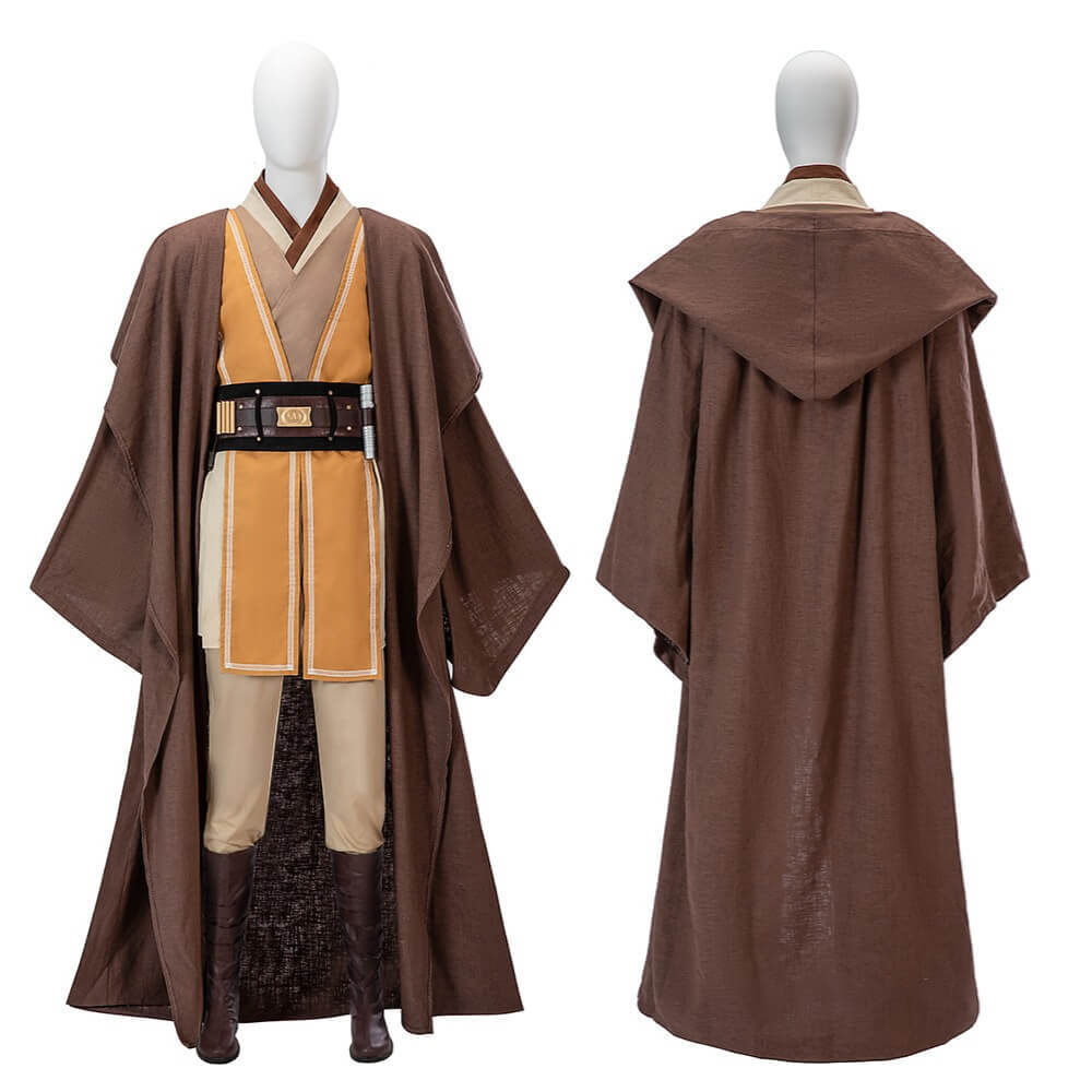 Jedi Knight Yord Fandar Cosplay Costume Star Wars The Acolyte Brown Suit Outfits Takerlama