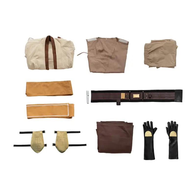 Jedi Knight Yord Fandar Cosplay Costume Star Wars The Acolyte Brown Suit Outfits Takerlama