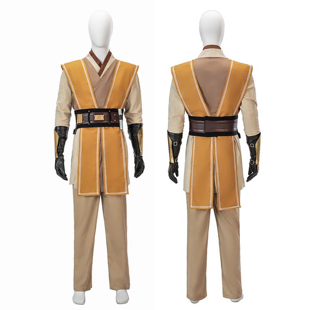 Jedi Knight Yord Fandar Cosplay Costume Star Wars The Acolyte Brown Suit Outfits Takerlama