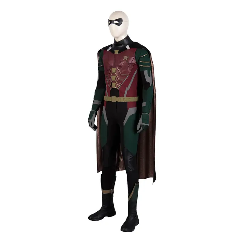 Titans Robin Cosplay Costume Dick Grayson Suit Top Level Takerlama