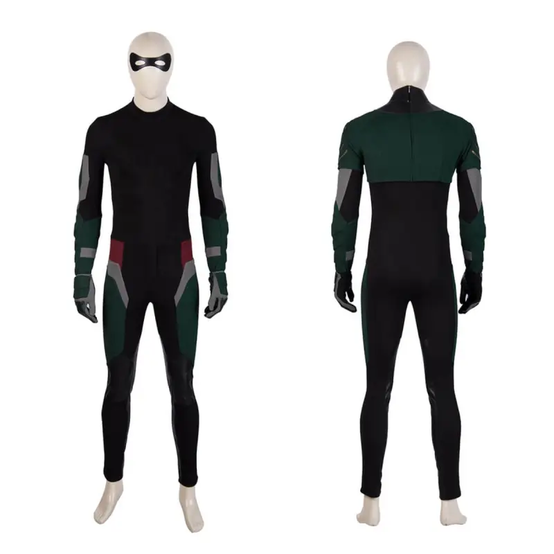 Titans Robin Cosplay Costume Dick Grayson Suit Top Level Takerlama